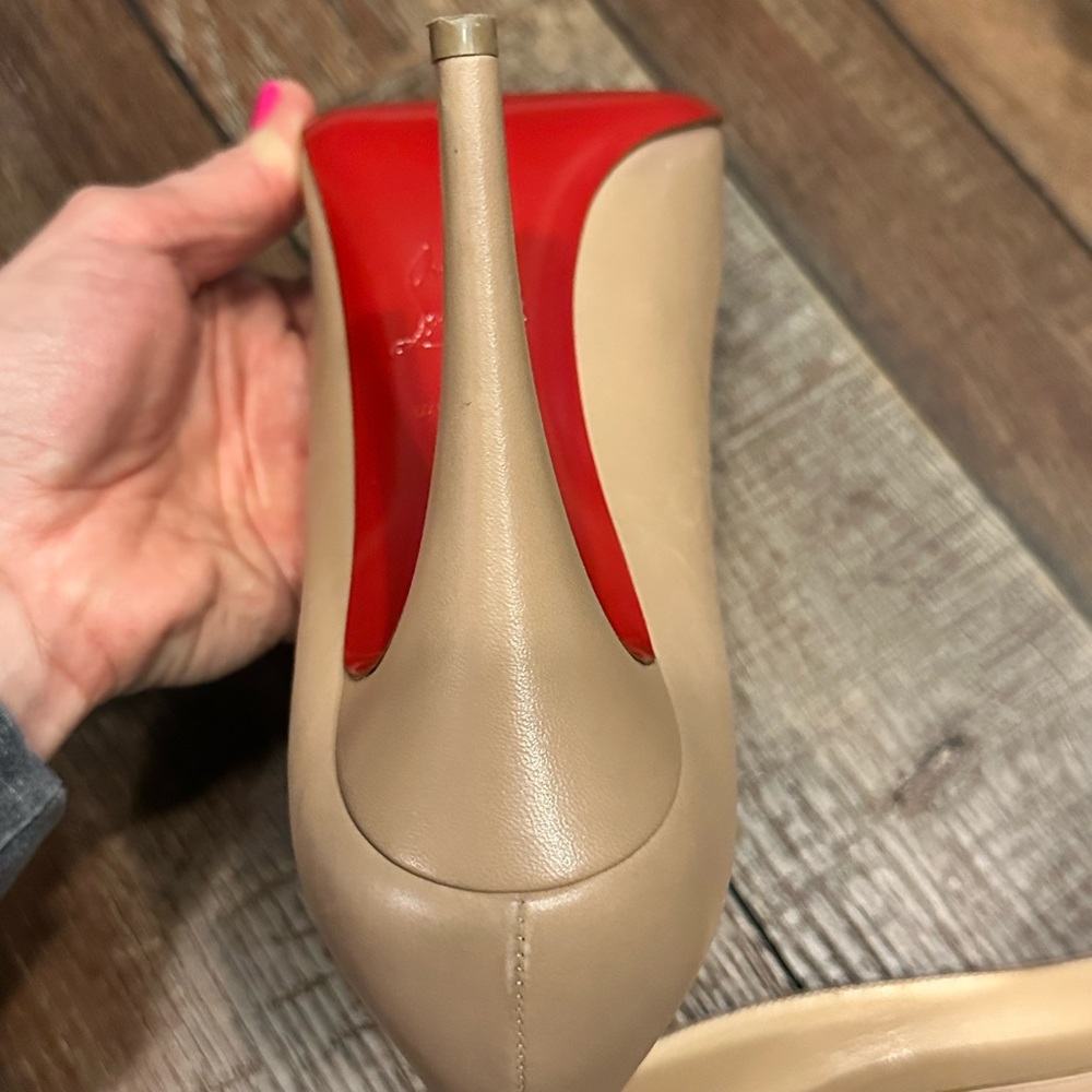 christian louboutin size 41 (US size 9) tan - Picture 11 of 11